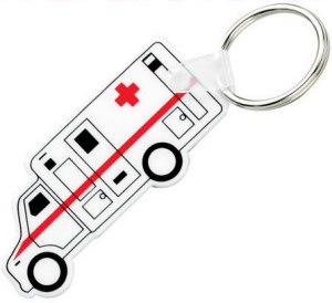 Promotional Key Chains: Ambulance Shaped Keychains